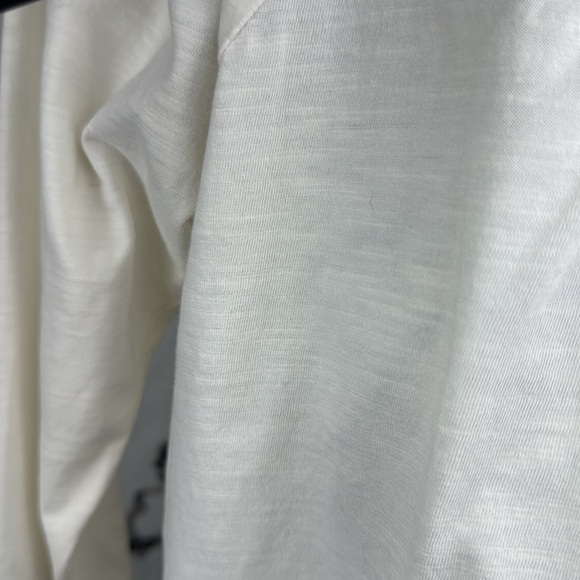 Tea Collection Embroidered Peasant Top Boho Long Sleeve Floral Cream Girl's L - Picture 5 of 10